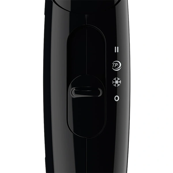 Uscator de par PHILIPS EssentialCare BHC010/10, 3 trepte temperatura, 3 viteze, 1200W, Negru - Imagine 3