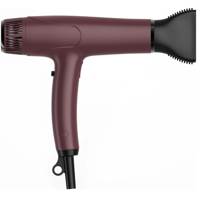 Uscator de par TESLA DRH500BBD, 2200 W, 4 trepte de viteza si temperatura, Ionizare, Burgundy - Imagine 3