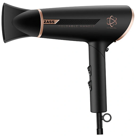 Uscator De Par Zass ZHD 20 Putere 2200W Negru/Roz - Imagine 1