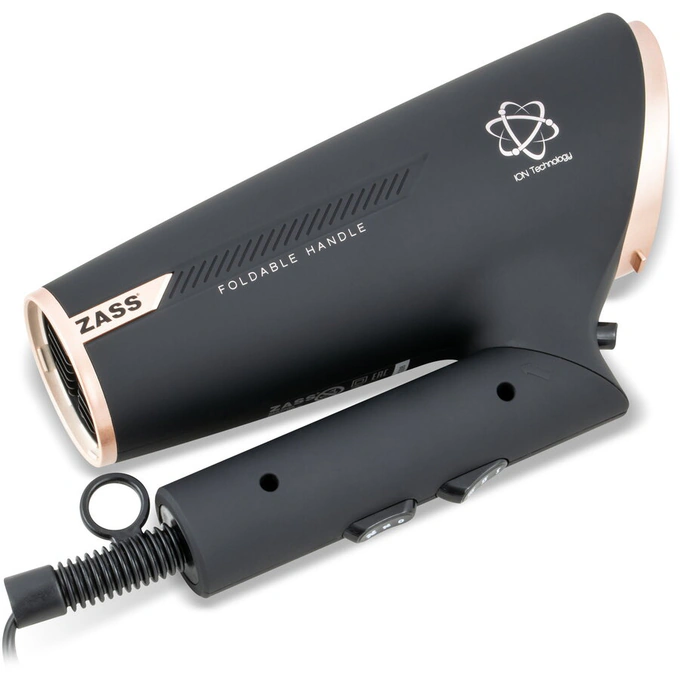 Uscator De Par Zass ZHD 20 Putere 2200W Negru/Roz - Imagine 3