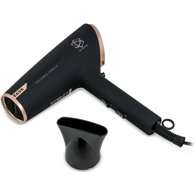 Uscator De Par Zass ZHD 20 Putere 2200W Negru/Roz - Imagine 4