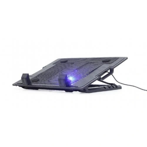 Cooler laptop Pad GEMBIRD NBS-1F17T-01, 17", Black - Imagine 1