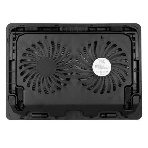 Cooler laptop SPACER SPNS-Gaming-2F, 17", Negru - Imagine 7
