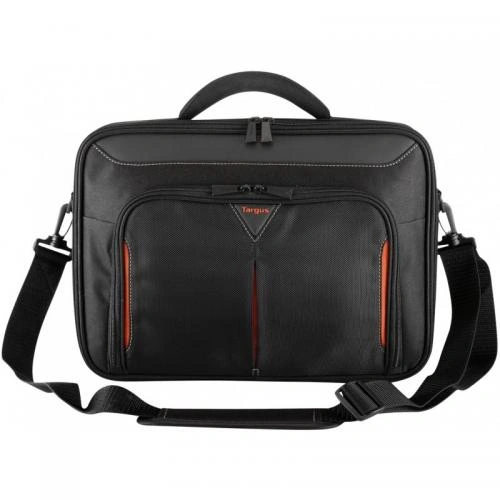 Geantă laptop TARGUS Classic+ Clamshell CN418EU 18" Black/Red - Imagine 1