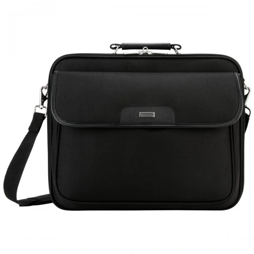 Geantă laptop TARGUS Notepac Clamshell CN01 15.6" Negru – Protecție elegantă și practică - Imagine 1