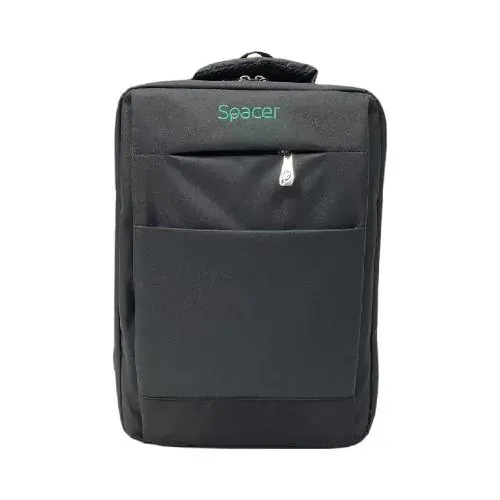 Rucsac laptop SPACER SPBP-NEW-YORK-BK, 17", Negru - Imagine 1