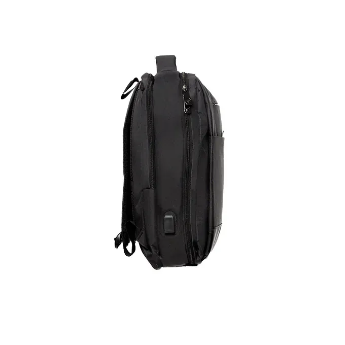 Rucsac laptop SPACER SPBP-NEW-YORK-BK, 17", Negru - Imagine 3