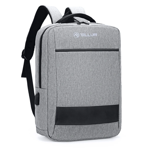 Rucsac laptop TELLUR Nomad TLL611302, 15.6", Gri - Imagine 1