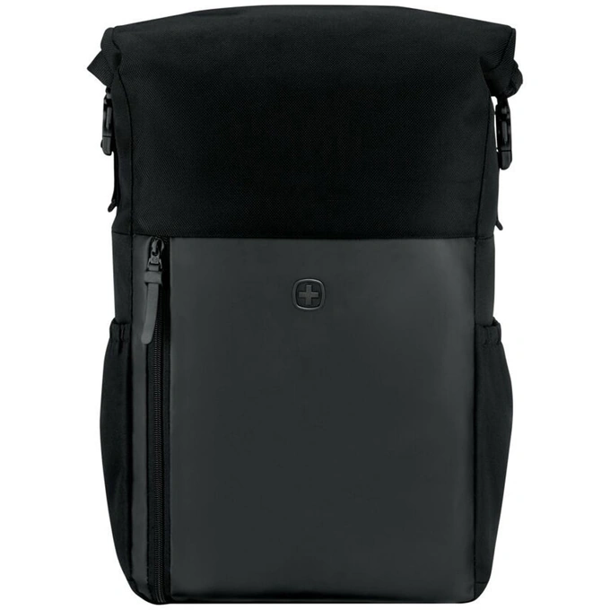 Rucsac laptop WENGER UrbanOne Roll-Top, 15.6", Black - Imagine 1