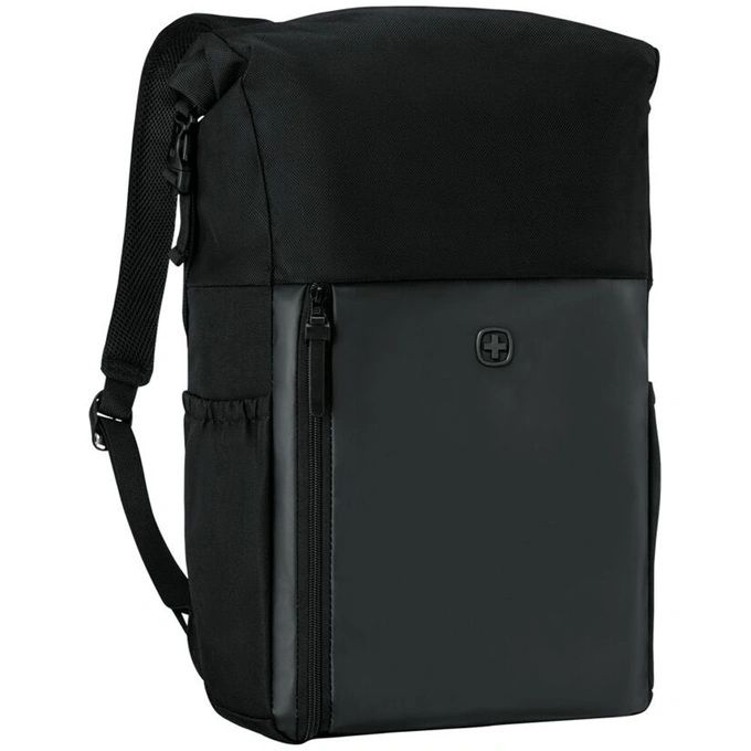 WENGER Rucsac laptop WENGER UrbanOne Roll-Top, 15.6", Black - IT-Fashion.ro