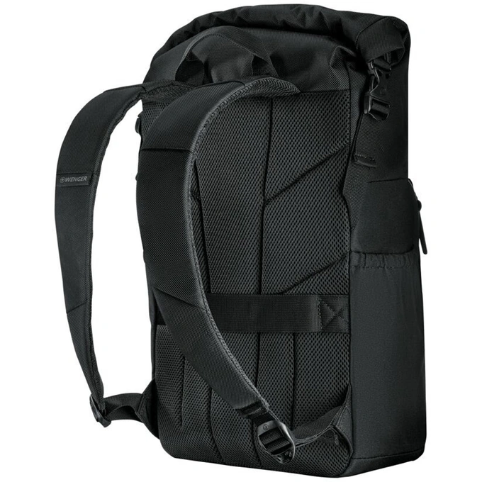 Rucsac laptop WENGER UrbanOne Roll-Top, 15.6", Black - Imagine 4