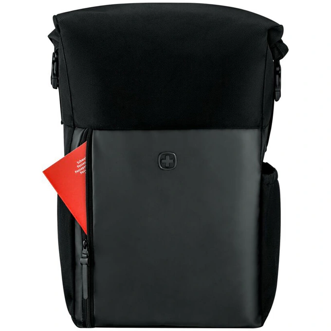 Rucsac laptop WENGER UrbanOne Roll-Top, 15.6", Black - Imagine 6