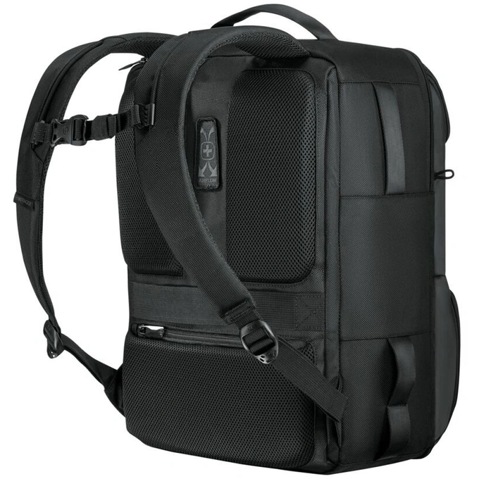 Rucsac laptop WENGER UrbanOne Travel, 15.6", Black - Imagine 3