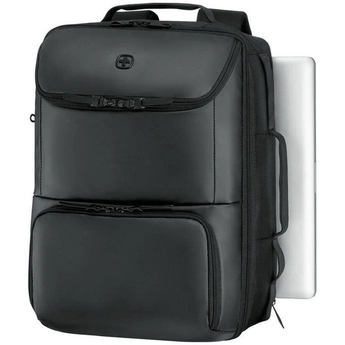 Rucsac laptop WENGER UrbanOne Travel, 15.6", Black - Imagine 5