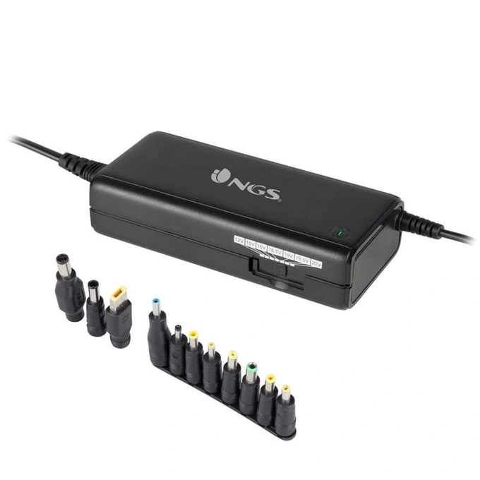 Încărcător universal NGS PSUP-NBT-W90-BAN-NGS 11-in-1, 90W, 12–20V, 2A - Imagine 1