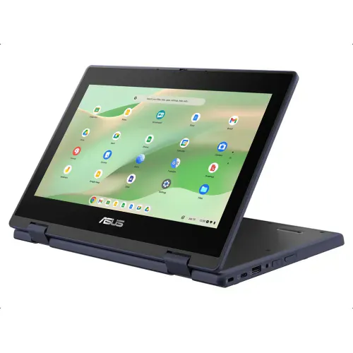 Laptop 2-in-1 ASUS ChromeBook CR11 Flip CR1104FTA-NS0176, 11.6" HD Touch, Intel® N150, 8GB RAM, eMMC 64GB, Intel® Graphics, Chrome OS, Mineral Grey - Imagine 13