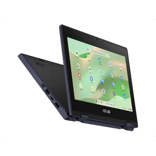 Laptop 2-in-1 ASUS ChromeBook CR11 Flip CR1104FTA-NS0176, 11.6" HD Touch, Intel® N150, 8GB RAM, eMMC 64GB, Intel® Graphics, Chrome OS, Mineral Grey - Imagine 3