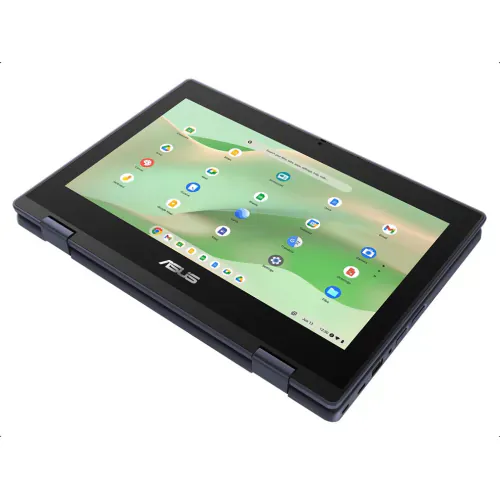 Laptop 2-in-1 ASUS ChromeBook CR11 Flip CR1104FTA-NS0176, 11.6" HD Touch, Intel® N150, 8GB RAM, eMMC 64GB, Intel® Graphics, Chrome OS, Mineral Grey - Imagine 4