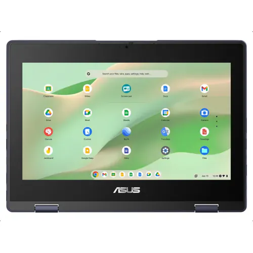 Laptop 2-in-1 ASUS ChromeBook CR11 Flip CR1104FTA-NS0176, 11.6" HD Touch, Intel® N150, 8GB RAM, eMMC 64GB, Intel® Graphics, Chrome OS, Mineral Grey - Imagine 5