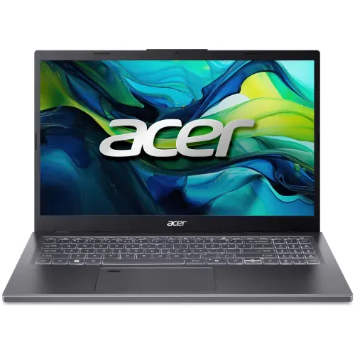 Laptop ACER Aspire 15 A15-61M-R088 NX.JDHEX.009, 15.6" Full HD, AMD® Ryzen™ 7 8840HS, 16GB RAM, SSD 512GB, AMD Radeon 760M, Fara sistem de operare, Steel Gray - Imagine 1