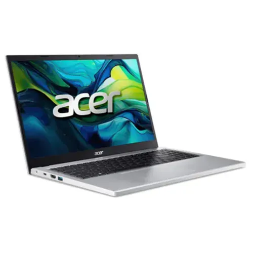 Laptop ACER Aspire Go 15 AG15-71P-59EC NX.J6SEX.00D, 15.6" Full HD, Intel® Core™ i5-13420H, 16GB RAM, SSD 512GB, Intel Iris Xe Graphics, Fara sistem de operare, Pure Silver - Imagine 2