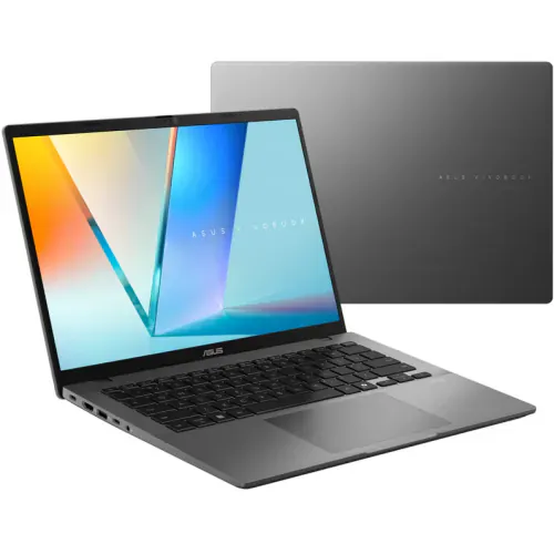 Laptop ASUS Vivobook S14 S3407VA-LY016, Intel Core Ultra 5 226V, 14" WUXGA, RAM 16GB, SSD 1TB, Intel UHD Graphics, Fara sistem de operare, Matte Gray - Imagine 10