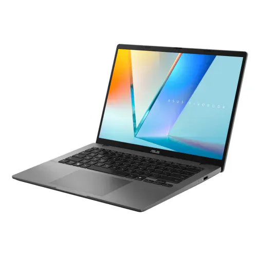 Laptop ASUS Vivobook S14 S3407VA-LY016, Intel Core Ultra 5 226V, 14" WUXGA, RAM 16GB, SSD 1TB, Intel UHD Graphics, Fara sistem de operare, Matte Gray - Imagine 4