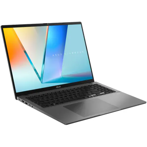Laptop ASUS Vivobook S16 Silver M3607HA-RP007, 16", AMD® Ryzen™ 7 260, 16GB RAM, SSD 1TB, AMD Radeon 780M, Fara sistem de operare, Matte Gray - Imagine 3