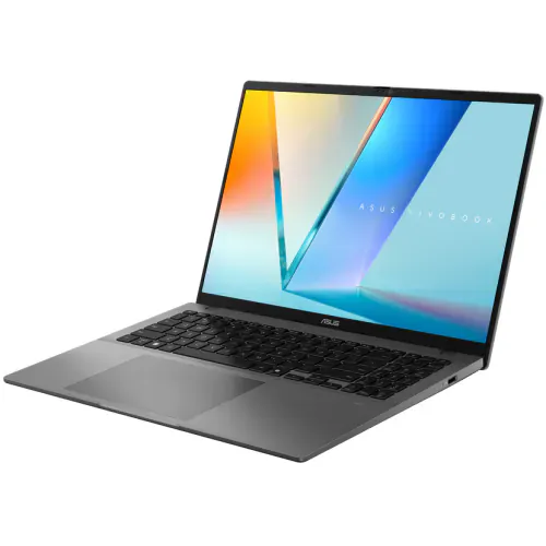 Laptop ASUS Vivobook S16 Silver M3607HA-RP007, 16", AMD® Ryzen™ 7 260, 16GB RAM, SSD 1TB, AMD Radeon 780M, Fara sistem de operare, Matte Gray - Imagine 4