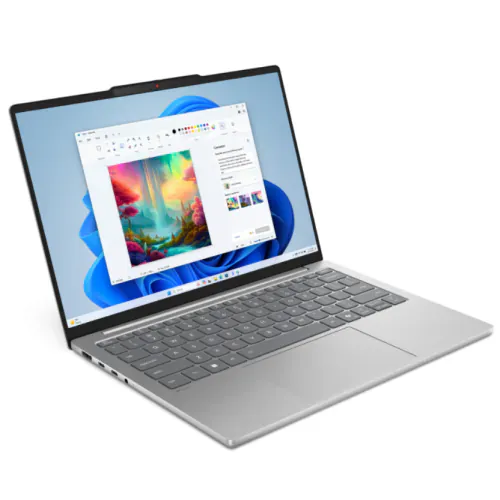 Laptop LENOVO IdeaPad Slim 5 13ARP10 83J2001XRM, 13.3" WUXGA, AMD® Ryzen™ 5 7535HS, 16GB RAM, SSD 1TB, AMD Radeon 660M Graphics, Fara sistem de operare, Cloud Grey - Imagine 1