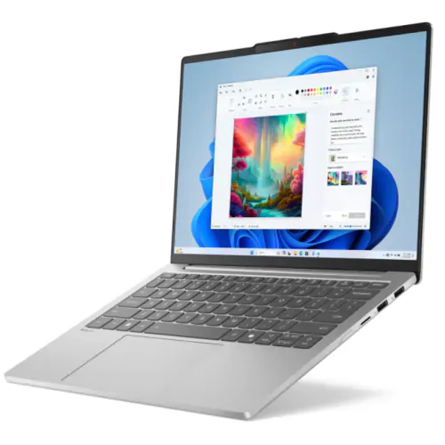Laptop LENOVO IdeaPad Slim 5 13ARP10 83J2001XRM, 13.3" WUXGA, AMD® Ryzen™ 5 7535HS, 16GB RAM, SSD 1TB, AMD Radeon 660M Graphics, Fara sistem de operare, Cloud Grey - Imagine 2