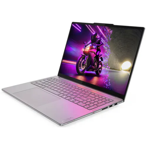 Laptop LENOVO Yoga Pro 9 16IAH10 83L0001LRM, 16" 2.8K, Intel® Core™ Ultra 7 255H, 32GB RAM, SSD 1TB, nVidia GeForce RTX 5070 8GB, Windows 11, Luna Grey - Imagine 4