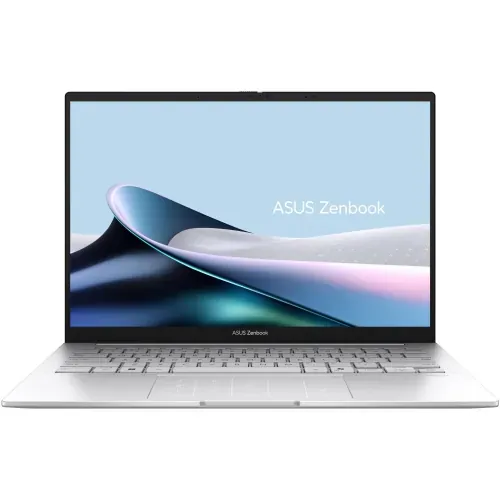Laptop ASUS Zenbook 14 OLED UX3405CA-PP070X, 14" WQXGA+, Intel® Core™ Ultra 9 285H, 32GB RAM, SSD 1TB, Intel Arc 140T, Windows 11 Pro, Foggy Silver - Imagine 1
