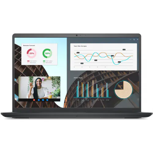 Laptop DELL Vostro 3530 N3409PVNB3530EMEA01, 15.6" FHD, Intel® Core™ i5-1334U, 8GB, SSD 512GB, Intel Integrated Graphics, Fara sistem de operare, Carbon Black - Imagine 2