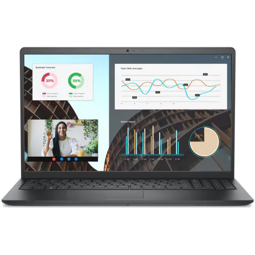 Laptop DELL Vostro 3530 N3409PVNB3530EMEA01_WIN-05, 15.6" Full HD 120 Hz, Intel® Core™ i5-1334U, 8GB RAM, SSD 512 GB, Intel Iris Xe Graphics, Windows 11 Pro, Carbon Black - Imagine 1