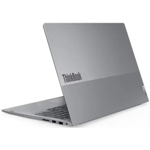 Laptop LENOVO ThinkBook 16 G7 ARP 21MW0018RM, 16" WUXGA, AMD® Ryzen™ 5 7535HS, 16GB RAM, SSD 512GB, AMD Radeon 660M Graphics, Fara sistem de operare, Arctic Gray - Imagine 3