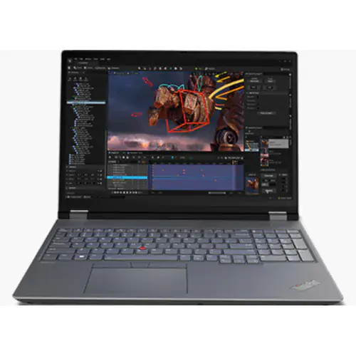 Laptop LENOVO ThinkPad P16 Gen2 21FA000ARI, 16" WQXGA 165Hz, Intel® Core™ i9-13980HX, 32GB RAM, SSD 1TB, nVidia RTX A2000 8GB GDDR6, Windows 11 Pro, Storm Grey - Imagine 1