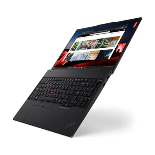 Laptop LENOVO ThinkPad T16 Gen 3 21MN005DRI, 16" WUXGA, Intel® Core™ Ultra 7 155U, 64GB RAM, SSD 1TB, Intel Graphics, Windows 11 Pro, Black - Imagine 3