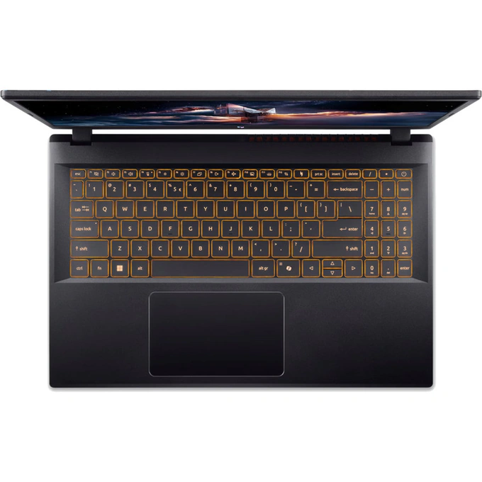 Laptop Acer Gaming 15.6inch Nitro V 15 ANV15-52 NH.QV3EX.001, FHD IPS 165Hz, Intel® Core™ 5 210H, 16GB DDR5, 512GB SSD, GeForce RTX 3050 6GB, Fără sistem de operare, Obsidian Black - Imagine 4