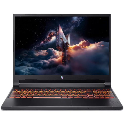 Laptop Acer Nitro V 16 AI ANV16-42-R0KG NH.U1HEX.007, AMD Ryzen 5 240, 16 inch, RAM 16GB, SSD 1TB, nVidia GeForce RTX 5050 8GB, Fara sistem de operare, Shale Black - Imagine 1