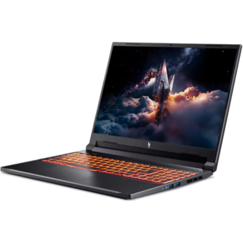 Laptop Acer Nitro V 16 AI ANV16-42-R5R1 NH.U1HEX.006, AMD Ryzen AI 5 340, 16 inch, RAM 16GB, SSD 1TB, nVidia GeForce RTX 4050 6GB, Fara sistem de operare, Shale Black - Imagine 3