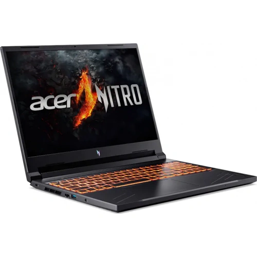 Laptop Acer Nitro V16 ANV16-72-74WZ NH.QZREX.009, Intel Core 7 240H, 16 inch, RAM 16GB, SSD 1TB, nVidia GeForce RTX 5070 8GB, Fara sistem de operare, Obsidian Black - Imagine 2