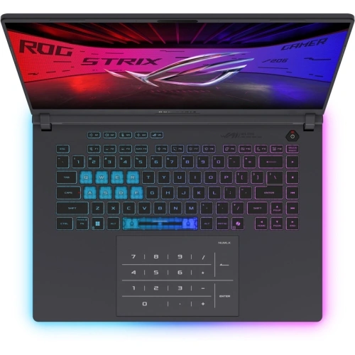 Laptop ASUS ROG Strix G16 (2025) G615JHR-RV077, Intel Core i7-14650HX, 16 inch, RAM 16GB, SSD 512GB, nVidia GeForce RTX 5050 8GB, Fara sistem de operare, Eclipse Gray - Imagine 8