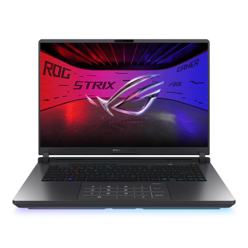 Laptop ASUS ROG Strix G16 (2025) G615LM-S5151, Intel Core Ultra 9 275HX, 16 inch, RAM 32GB, SSD 1TB, nVidia GeForce RTX 5060 8GB, Fara sistem de operare, Eclipse Gray - Imagine 1