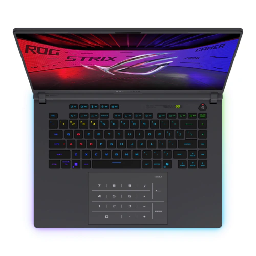 ASUS Laptop ASUS ROG Strix G16 (2025) G615LM-S5151, Intel Core Ultra 9 275HX, 16 inch, RAM 32GB, SSD 1TB, nVidia GeForce RTX 5060 8GB, Fara sistem de operare, Eclipse Gray - IT-Fashion.ro