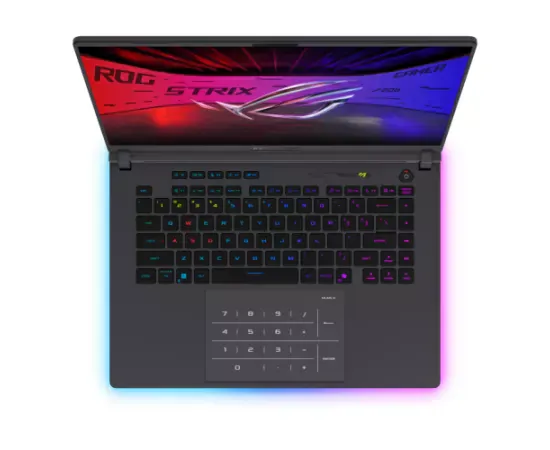 Laptop ASUS ROG Strix G16 (2025) G615LR-S5082, 16" WQXGA, Intel® Core™ Ultra 9 275HX, 32GB RAM, SSD 2TB, nVidia GeForce RTX 5070 Ti 12GB, Fara sistem de operare, Volt Green - Imagine 3