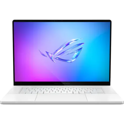 Laptop ASUS ROG Zephyrus G16 (2025) GU605CX-QR118, 16" WQXGA, Intel® Core™ Ultra 9 285H, 64GB RAM, SSD 2TB, nVidia GeForce RTX 5090 24GB, Fara sistem de operare, Platinum White - Imagine 1