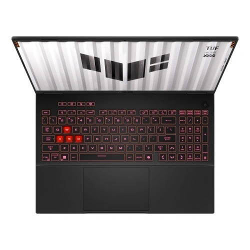 Laptop ASUS TUF Gaming A16 (2025) FA608PM-RV065, AMD Ryzen 9 8940HX, 16 inch, RAM 16GB, SSD 1TB, nVidia GeForce RTX 5060 8GB, Fara sistem de operare, Jaeger Gray - Imagine 2
