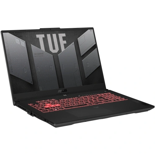 Laptop ASUS TUF Gaming A17 (2023) FA707NUG-HX156, AMD Ryzen 7 7445HS, 17.3 inch, RAM 16GB, SSD 512GB, nVidia GeForce RTX 4050 6GB, Fara sistem de operare, Mecha Gray - Imagine 3