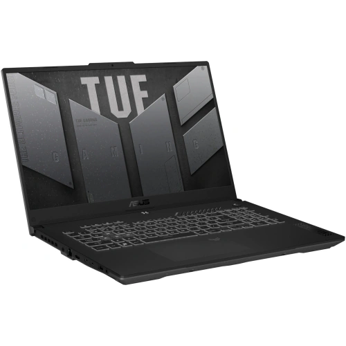 Laptop ASUS TUF Gaming A17 (2023) FA707NUG-HX156, AMD Ryzen 7 7445HS, 17.3 inch, RAM 16GB, SSD 512GB, nVidia GeForce RTX 4050 6GB, Fara sistem de operare, Mecha Gray - Imagine 4
